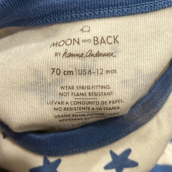 Hanna Andersson To the moon and back star Pajama Set - Picture 6 of 6